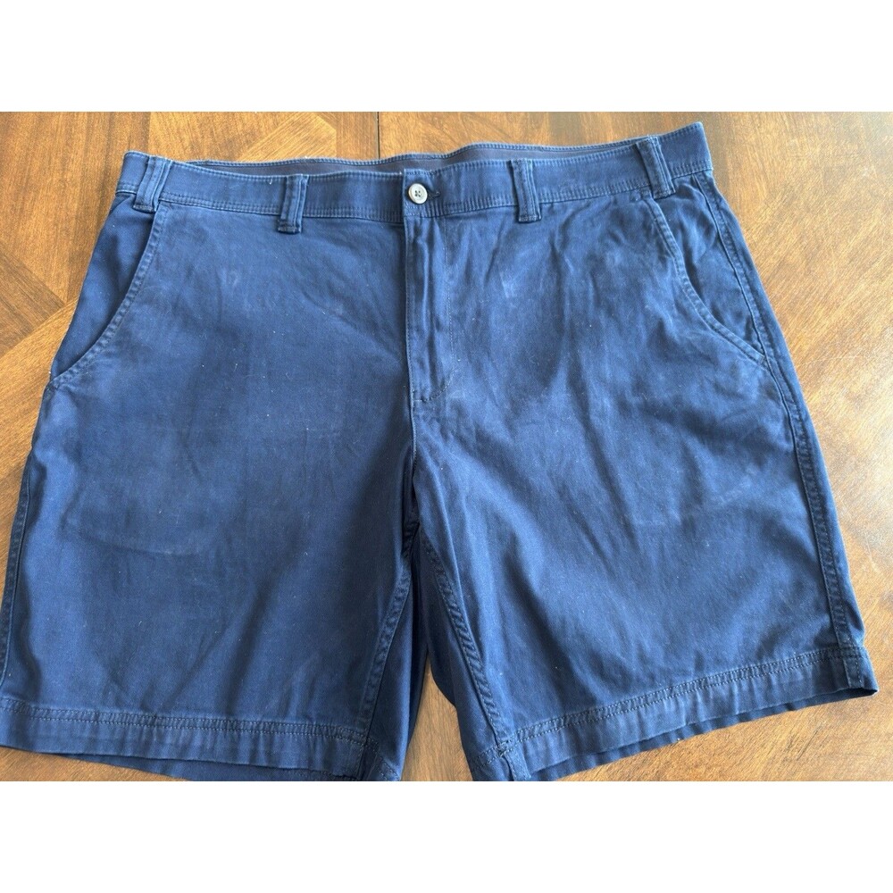 Men's St. John's Bay Comfort Stretch Navy Blue Shorts Sz 46
